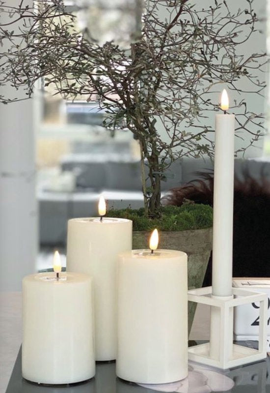 Bougie LED - Deluxe home art crème