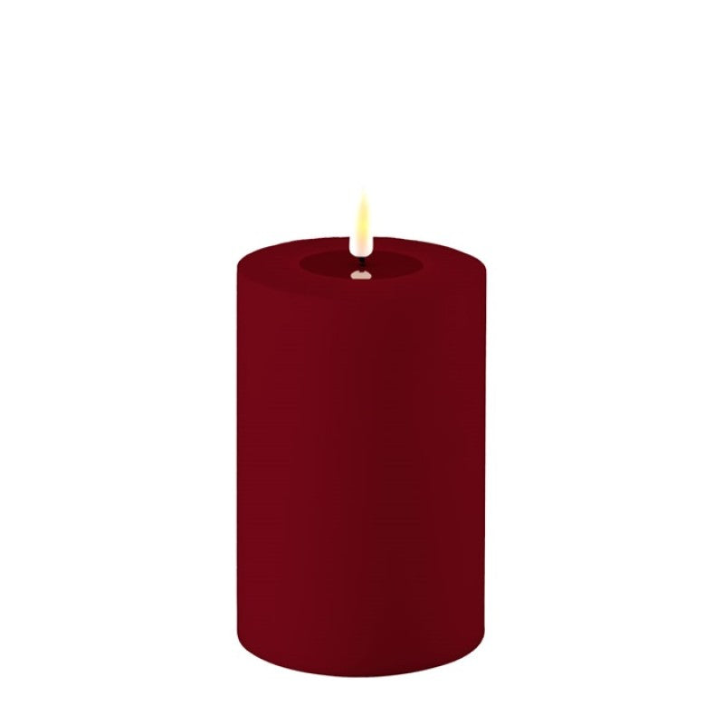 Bougie LED bordeaux - deluxe homeart