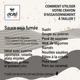Assaisonnement à tailler - Sauce soja fumée