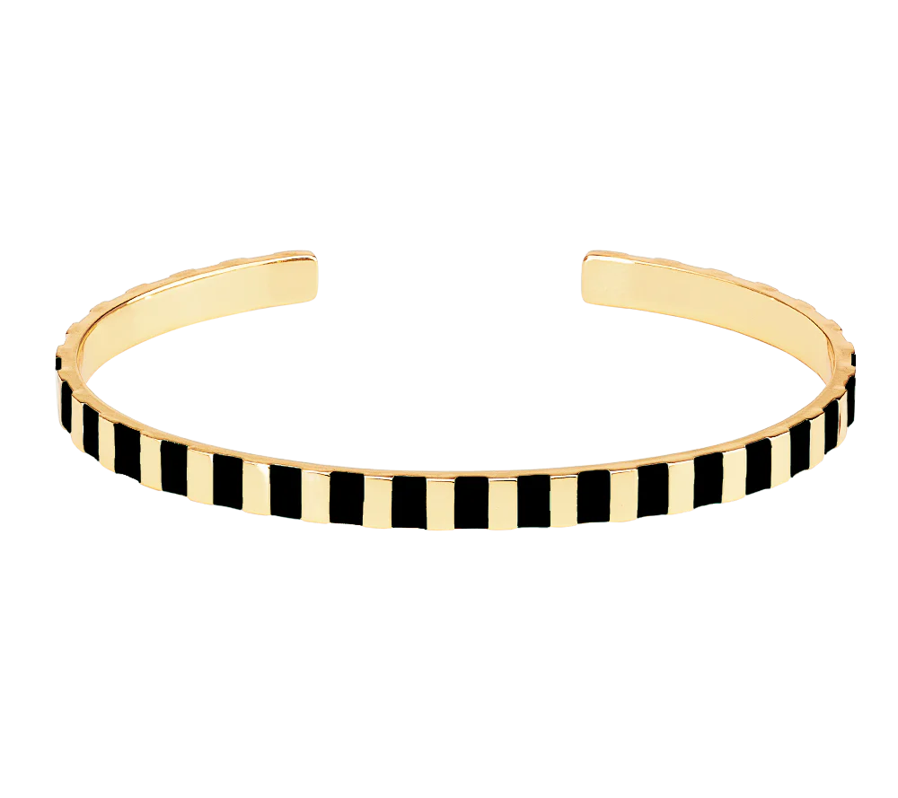 Bijoux - jonc inès noir bangle up