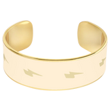 Bijoux - jonc ouvert ziggy bangle up blanc sable