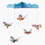 Mobile enfant Butterfly dance - décoration en carton recyclé - studio roof