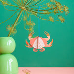 Crabe décoration en carton recyclé - studio roof