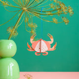 Crabe décoration en carton recyclé - studio roof