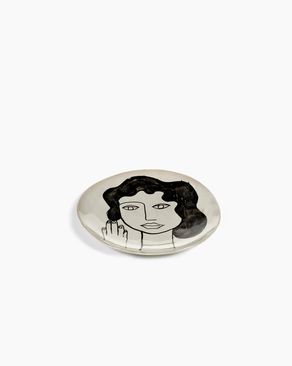 Assiette La mère fait à la main par un designer - Serax
