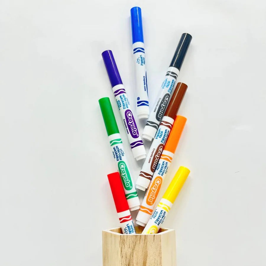 Les drôles de bouilles - set de 8 feutres pour coloritable