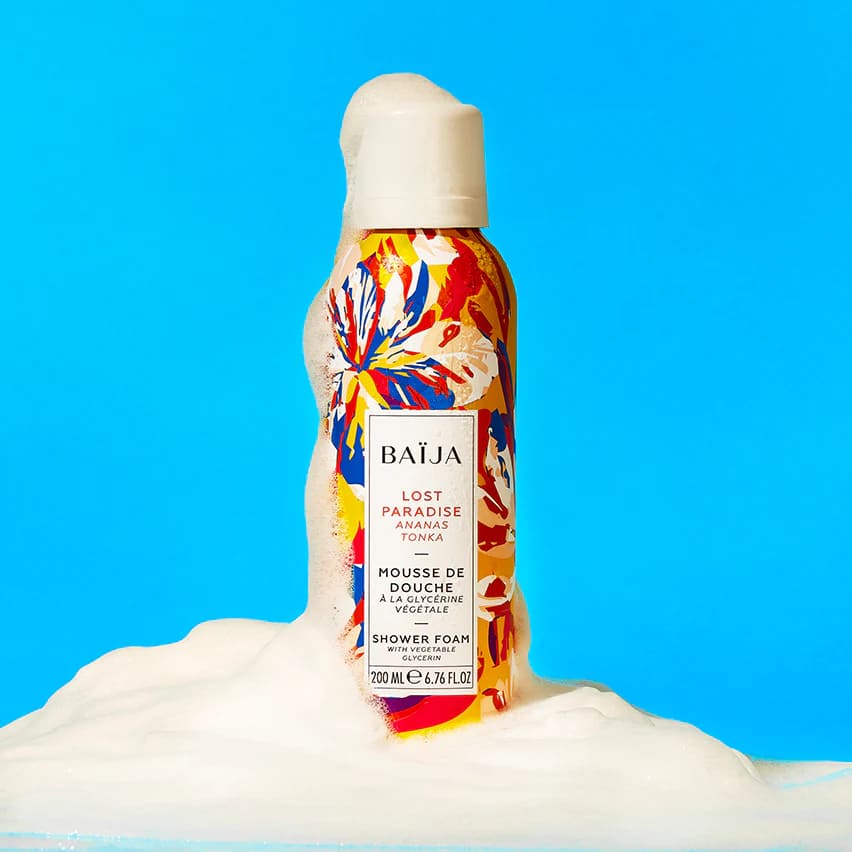 mousse de douche lost paradise - baija