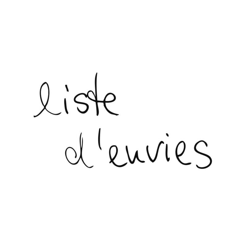 Bloc notes "Liste d'envies"