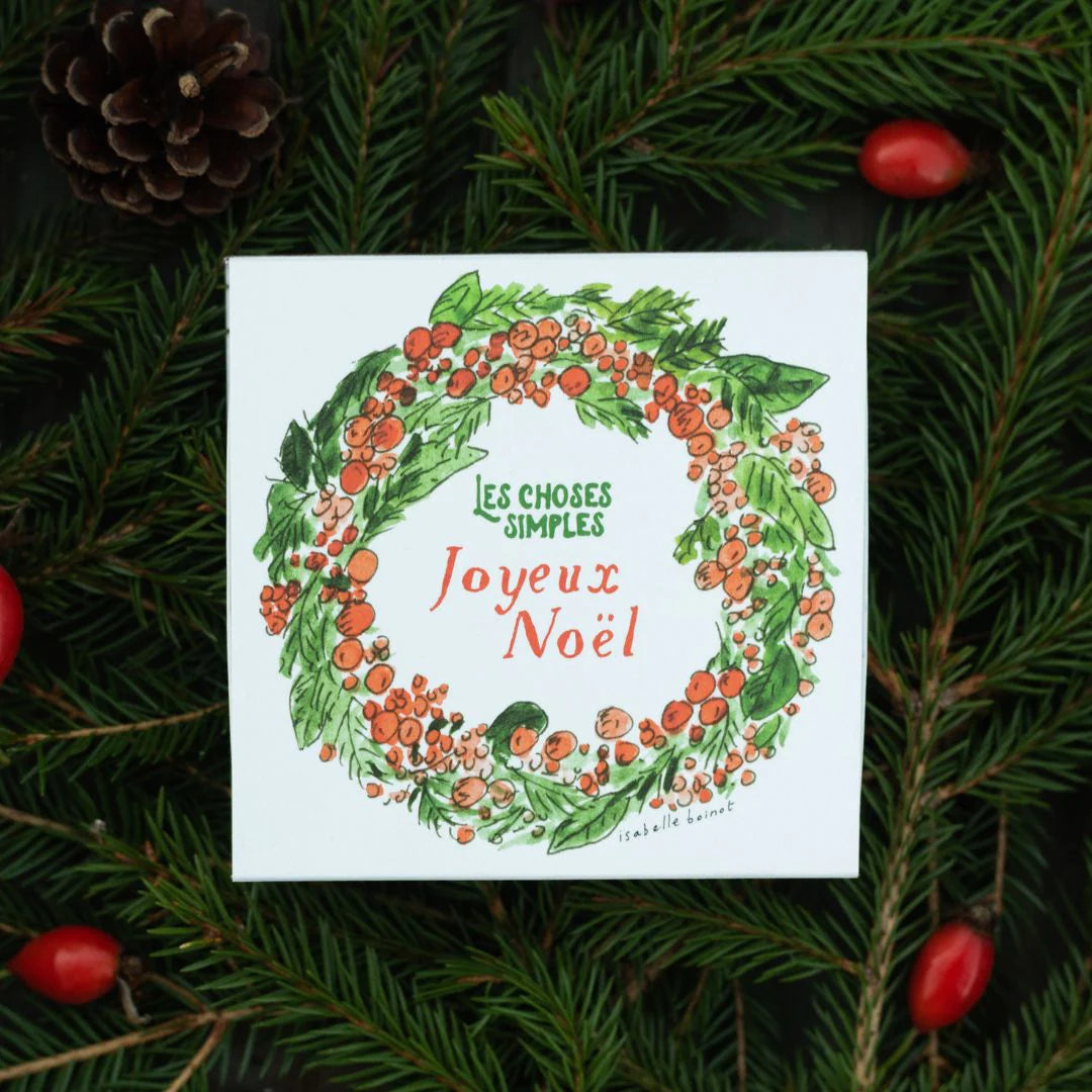 allumettes couronne de Noël - Les choses simples