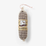 Saucisson aux noix du perigord tricoté en laine - maison cisson