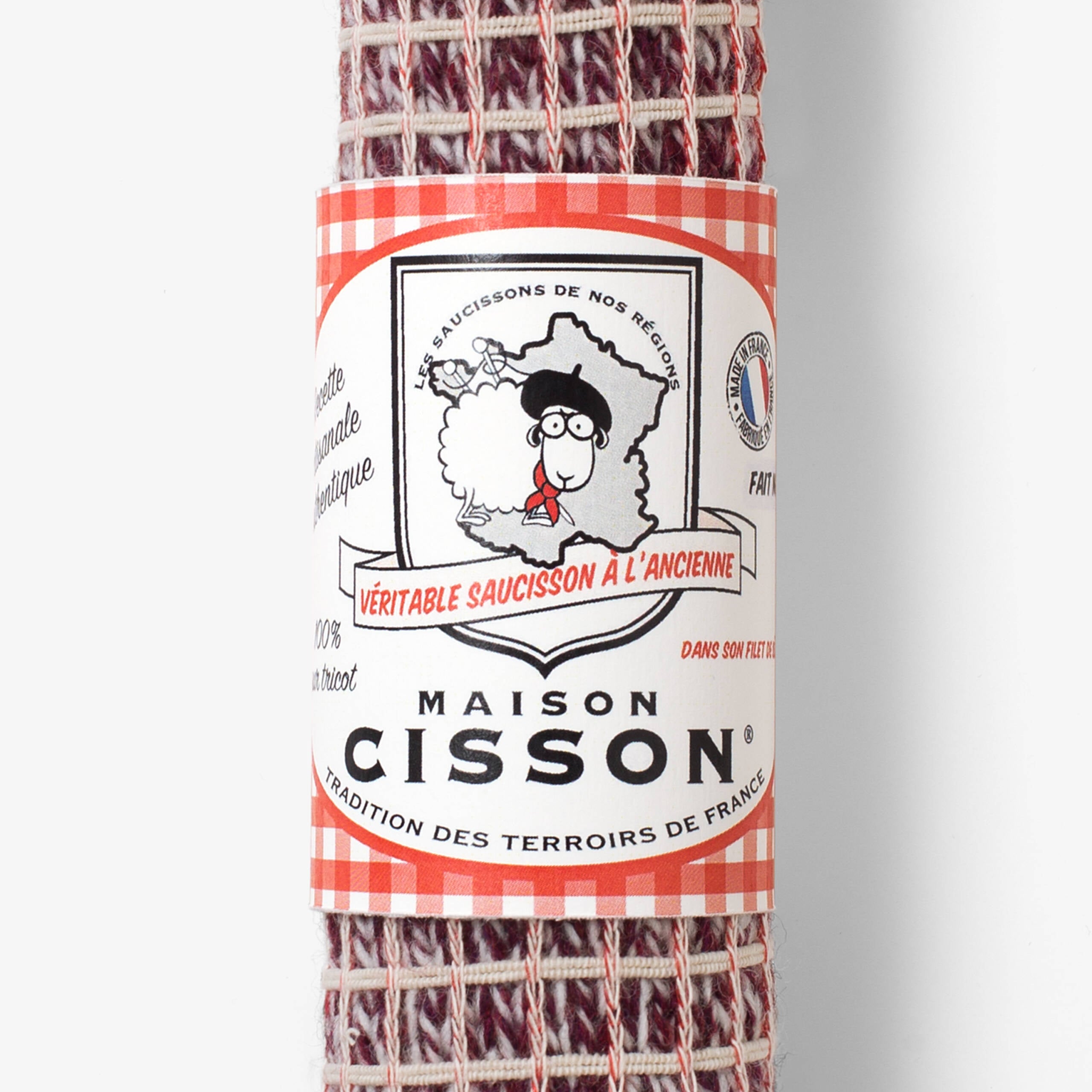 Faux saucisson en laine - Saucisson à l'ancienne - maison cisson
