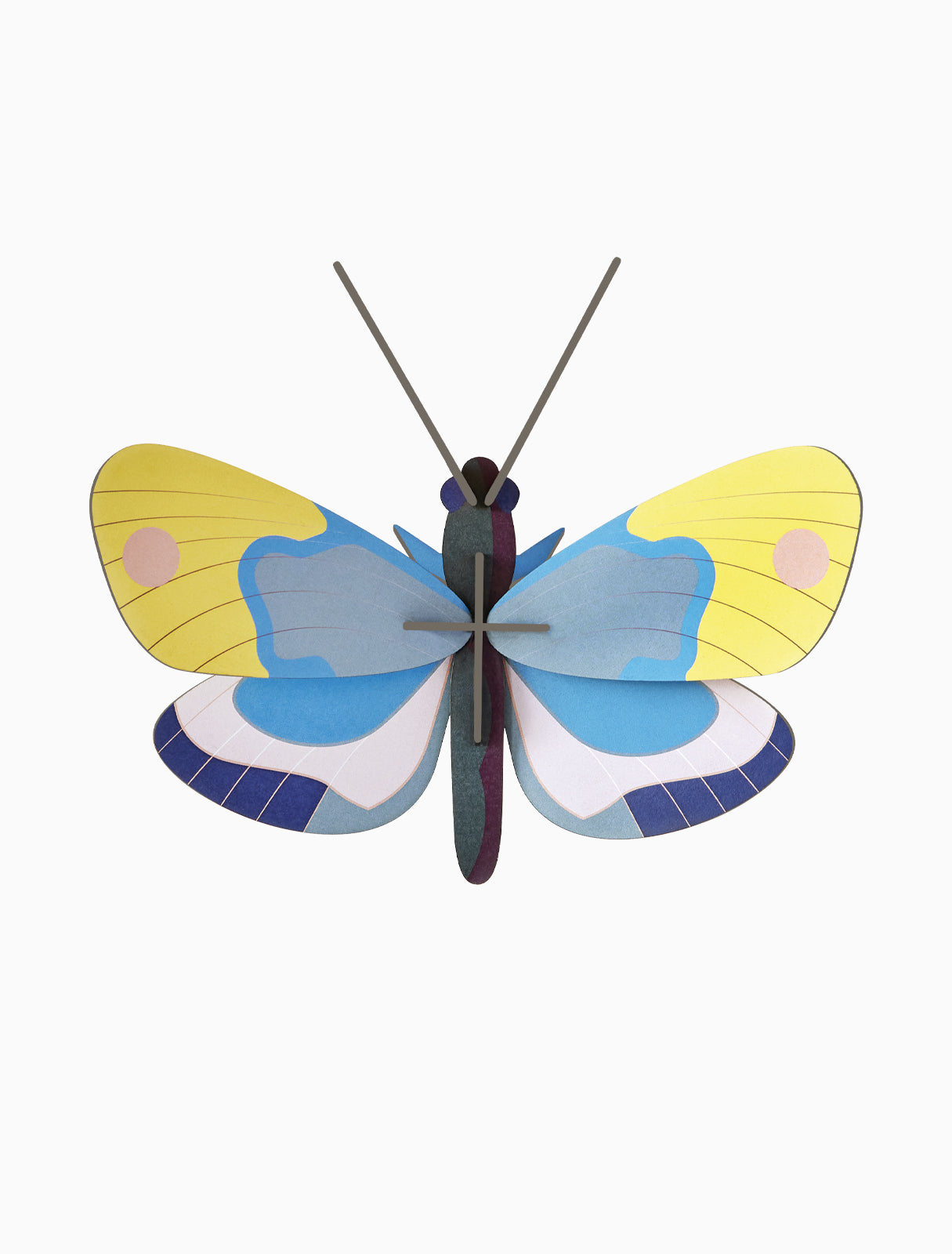 Yellow monarch butterfly