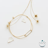 Sliding paperclip bracelet