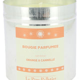 bougie parfumée de noël - orange cannelle