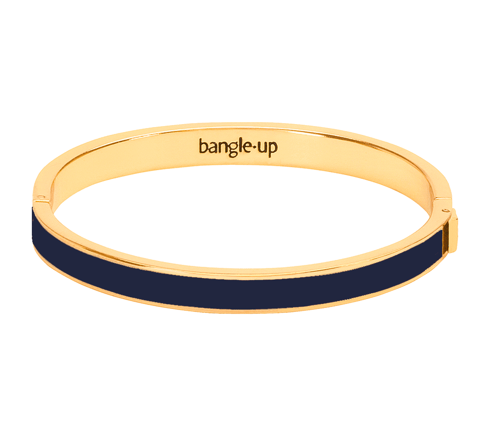 bracelet 0,7 bangle up  bleu nuit