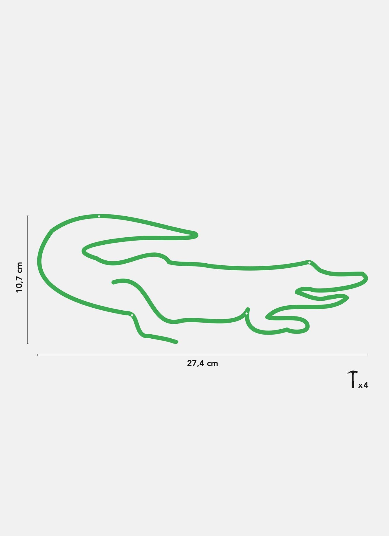 Skyline enfant crocodile
