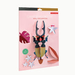 Giant stag beetle - décoration en carton recyclé - studio roof