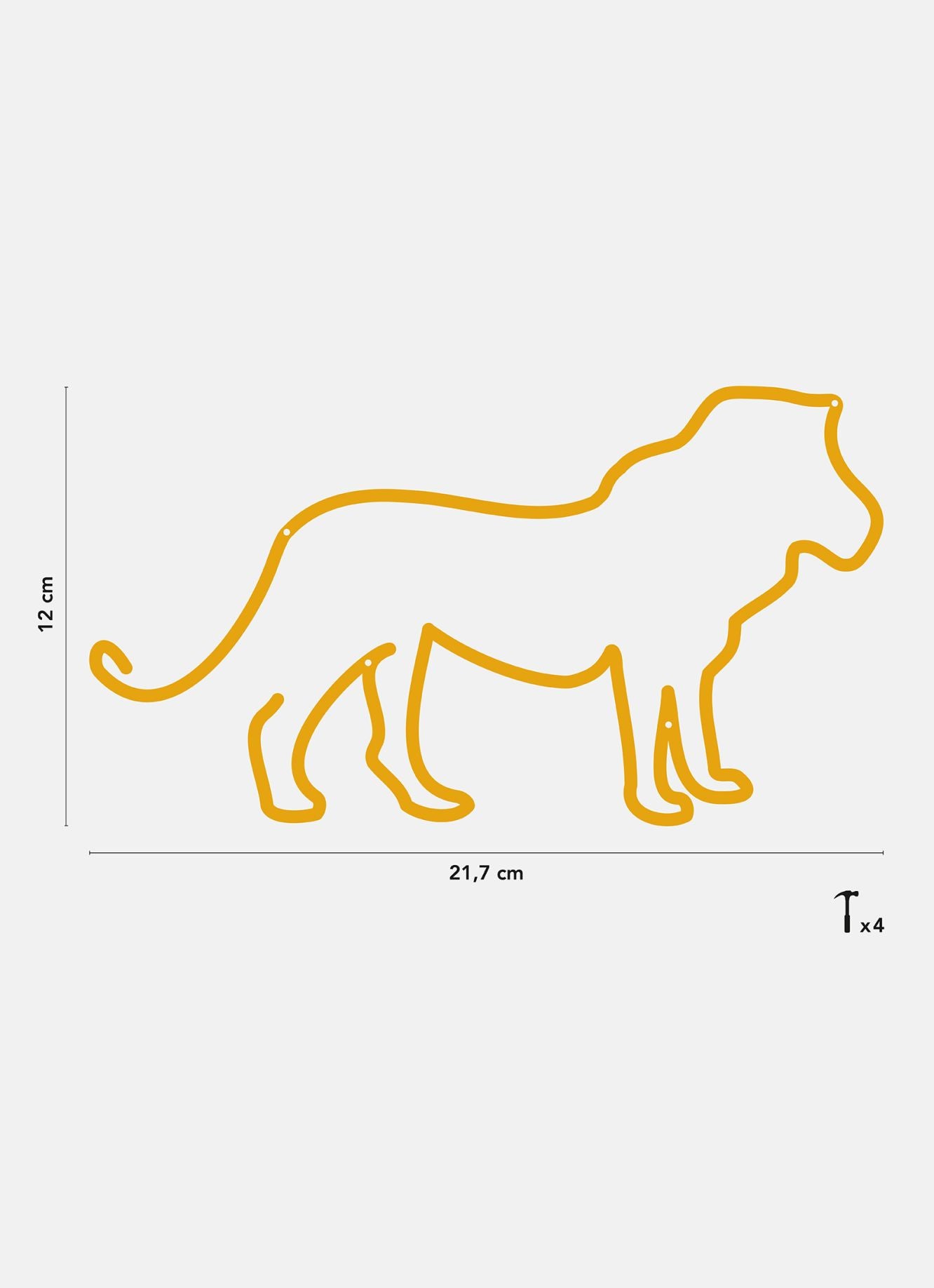 Skyline enfant lion