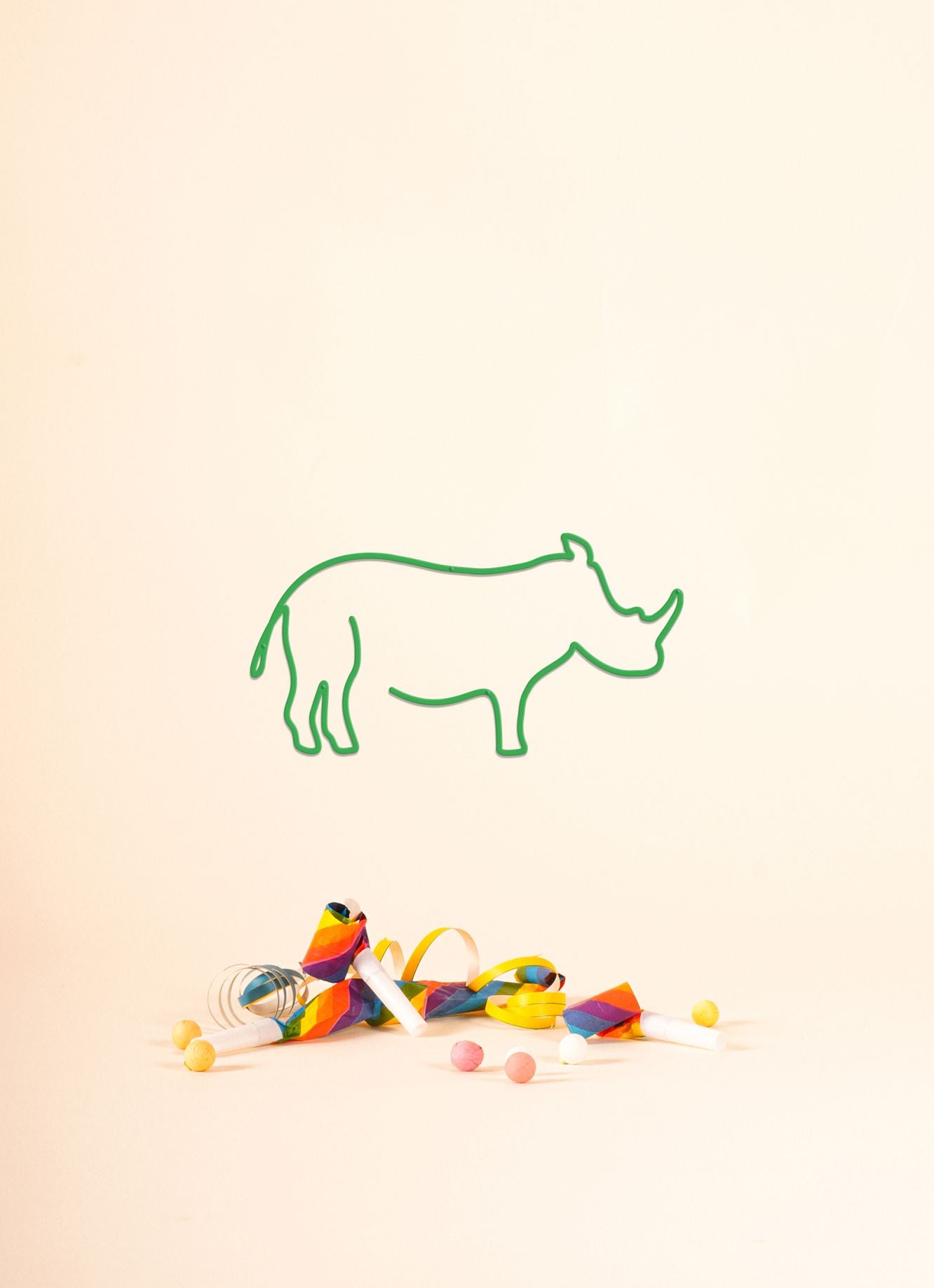 Skyline enfant rhinocéros