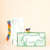Skyline enfant rhinocéros