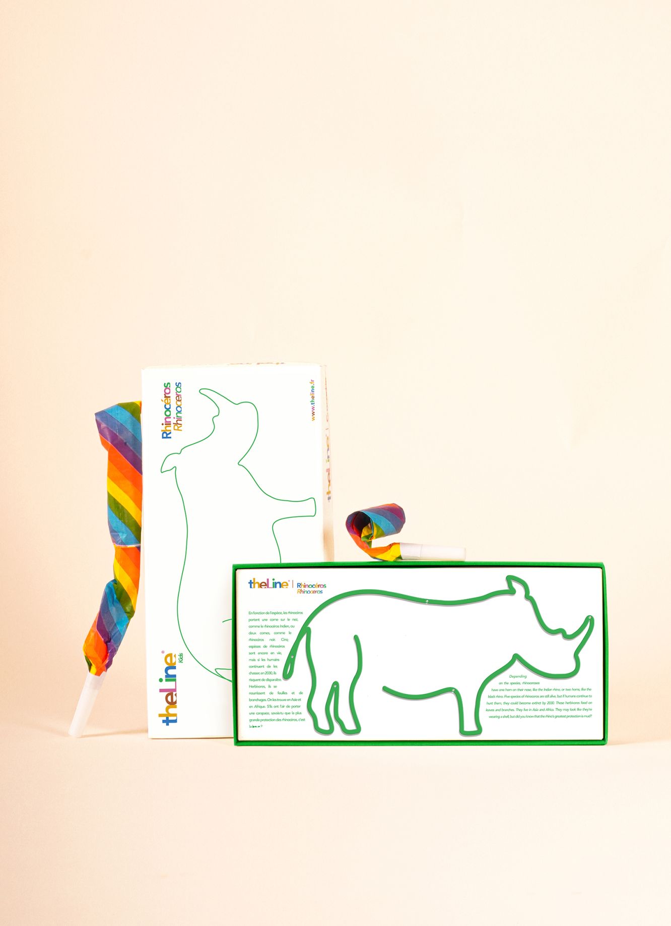 Skyline enfant rhinocéros