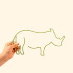 Skyline enfant rhinocéros