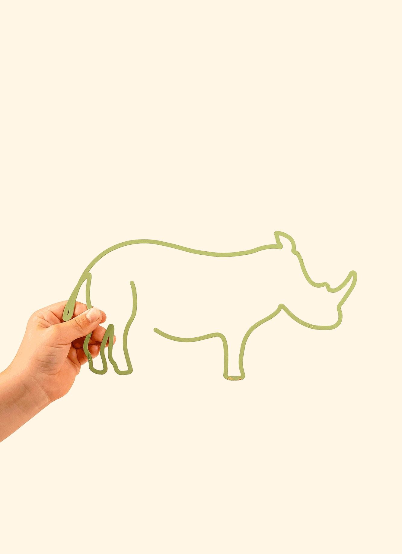 Skyline enfant rhinocéros