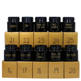 Calendrier de l'avent 10 bougies pour attendre Noël - My flame noir