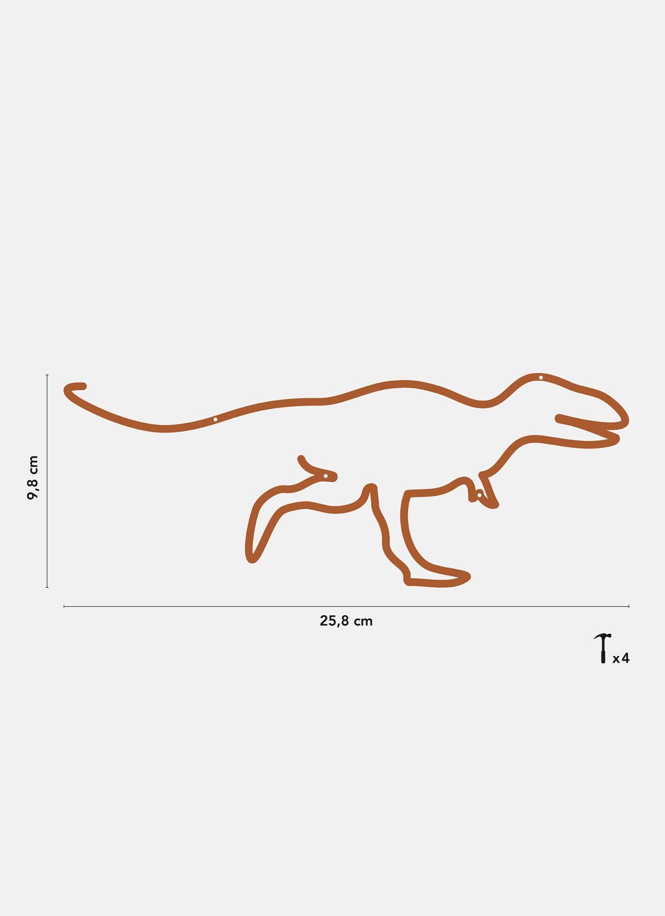 Skyline enfant tyranosaure