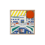 Tableau Décoratif en Bois - Villa