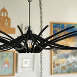 Décoration, luminaire, suspension sunny rif noir
