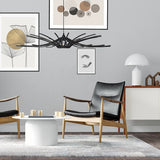 Décoration, luminaire, suspension sunny rif noir