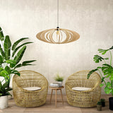 décoration, luminaire suspension rif rolling bois brut