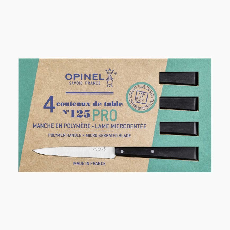 Opinel - 4 couteaux de table n°125 pro