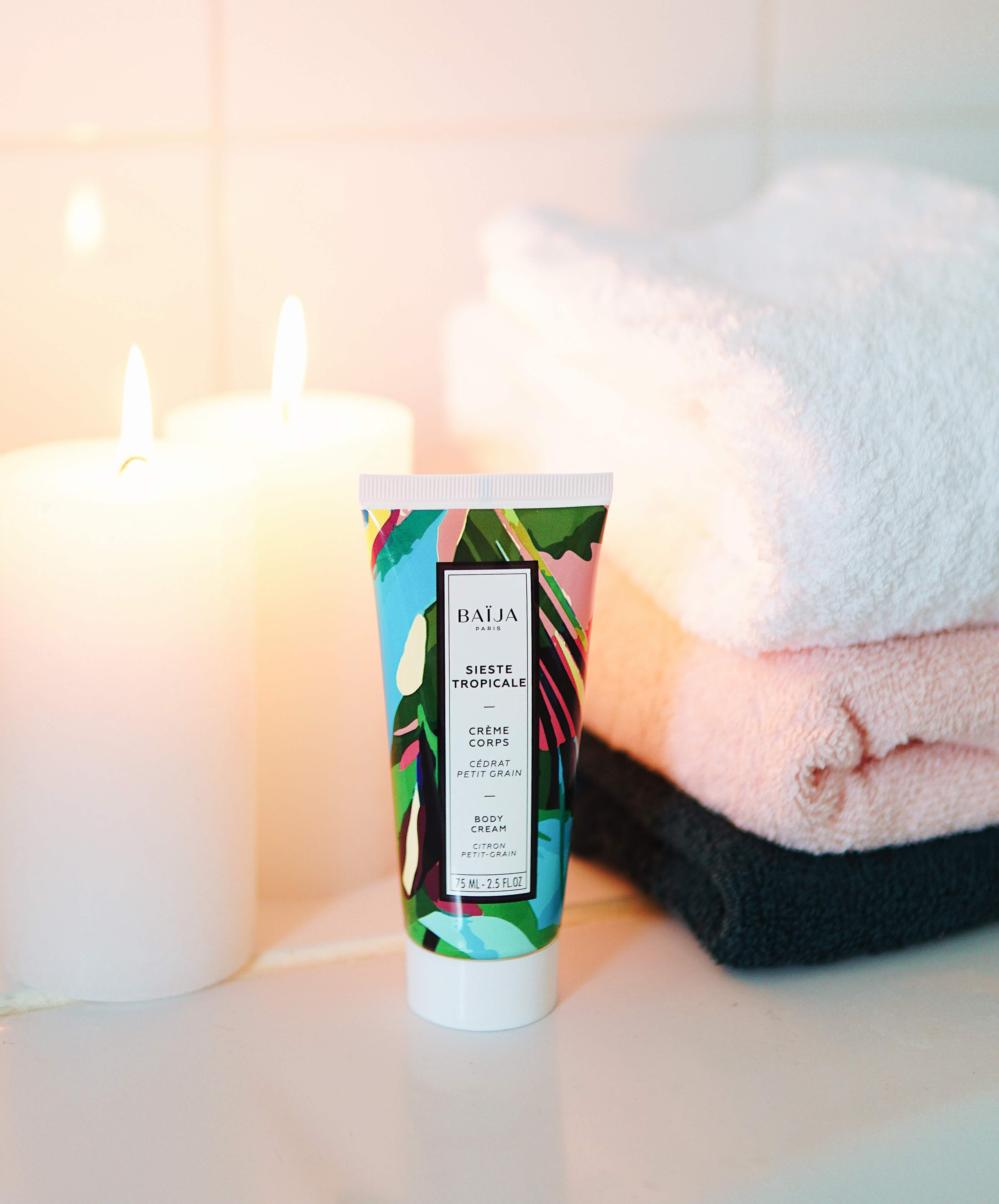 soins, crème corps baïja moana sieste tropicale