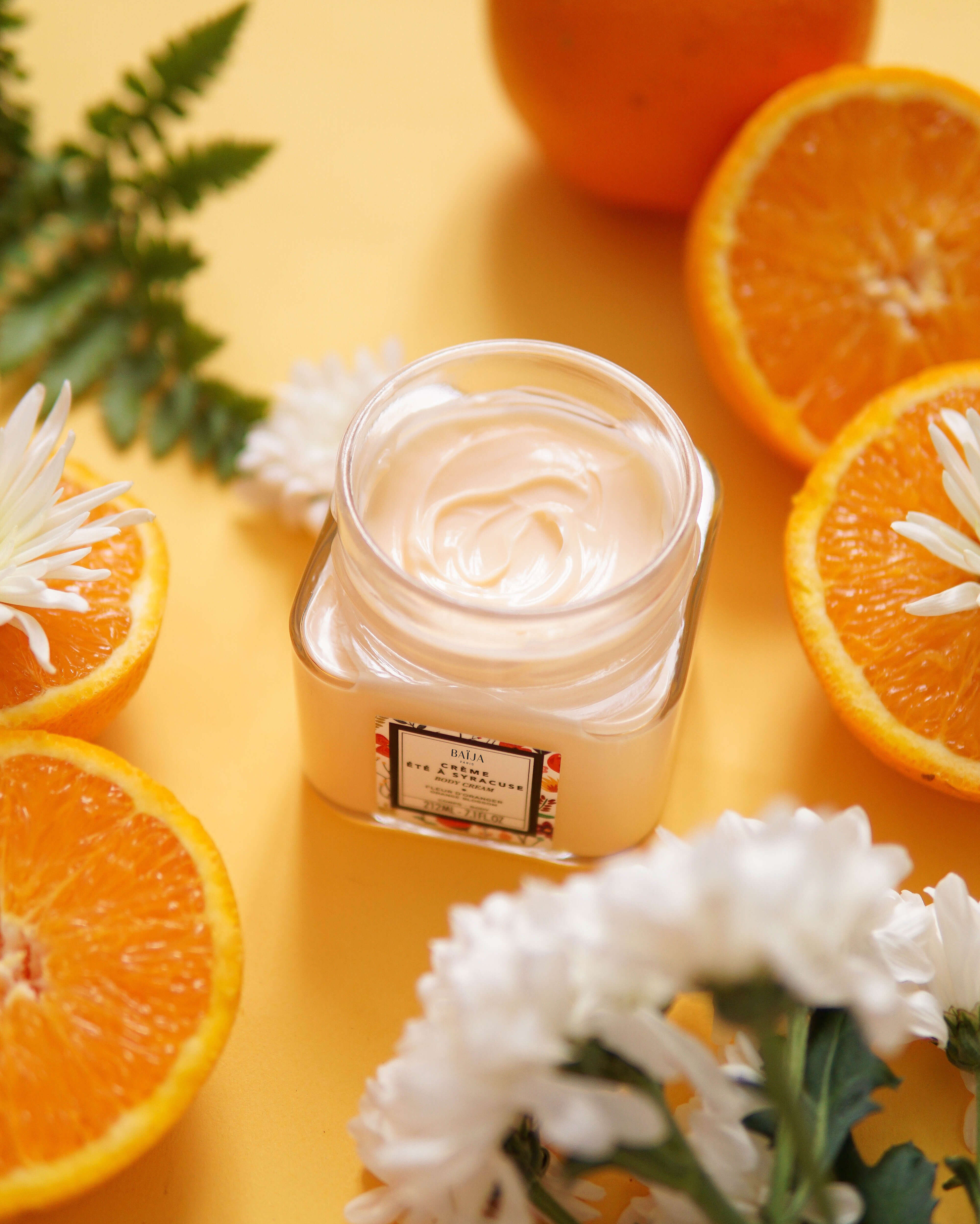 soins, crème corps baïja fleur d'oranger