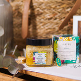 soins, baïja gommage corps moana, monoï fleur de tiaré