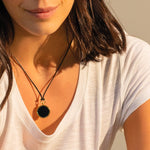 bijoux, bangle up pendentif, collier gabriel