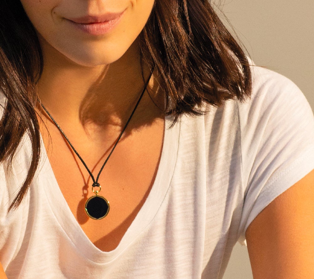 bijoux, bangle up pendentif, collier gabriel