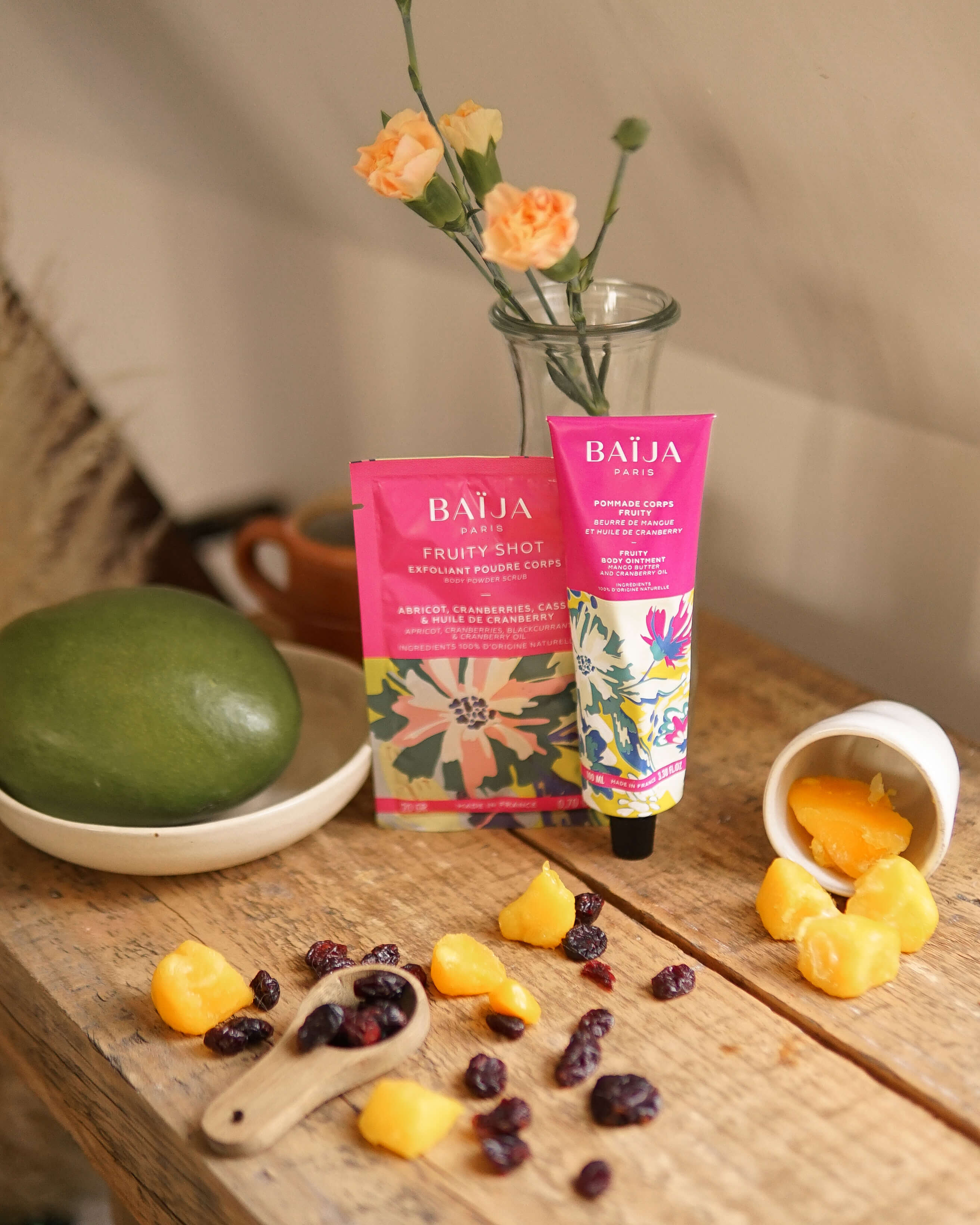 soins, baïja pommade fruity shot