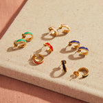 bijoux, bangle up boucles d'oreilles, mini créoles bangle