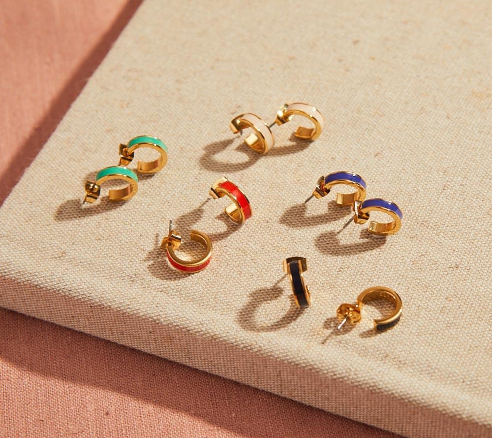 bijoux, bangle up boucles d'oreilles, mini créoles bangle
