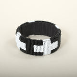 Bracelet Zoulou noir et blanc