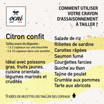 ocni, assaisonnement à tailler, coffret découverte, citron confit, piment et ail, basilic
