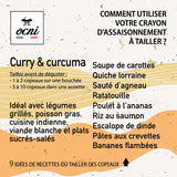 ocni, assaisonnement à tailler curry curcuma