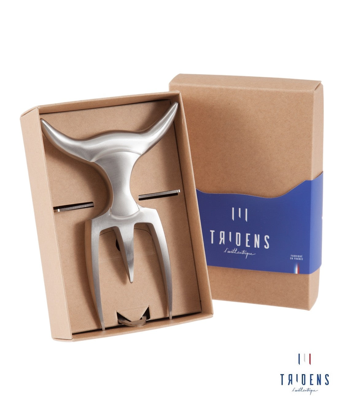 tridens fourchette à viande et support inox made in france