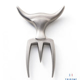 tridens fourchette à viande et support bois made in france