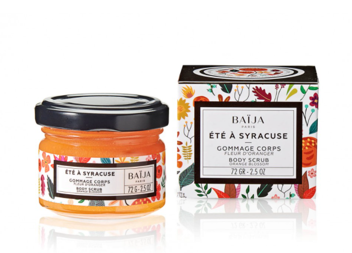 soins, baïja gommage corps fleur d'oranger