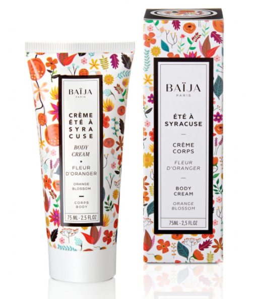 soins, crème corps baïja fleur d'oranger