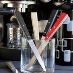 Set de 4 couteaux de table Opinel – manches en bois coloré pour une touche élégante et pratique à votre table.